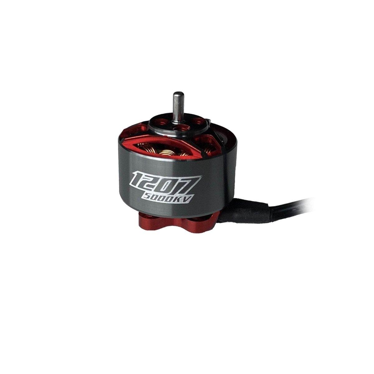 RCinPOWER GTS-V2 1207 5000Kv Micro Motor - Gunmetal/Red | DIYFPV