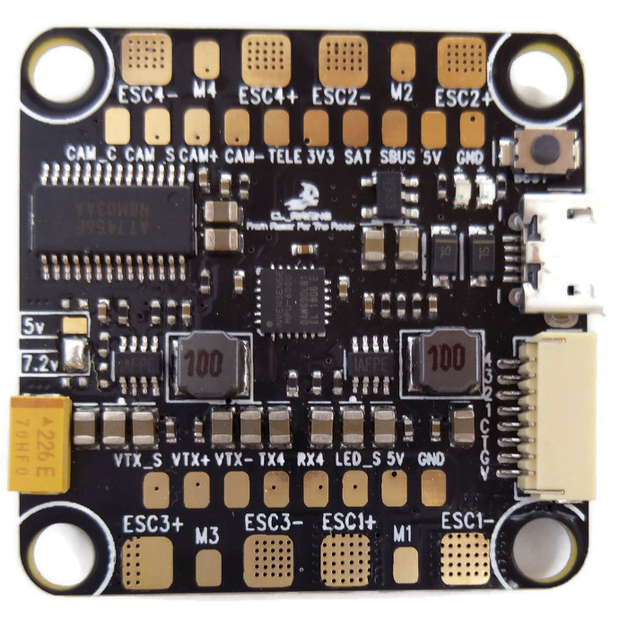 CL Racing F4S Flight Controller PDB OSD AIO V1.6 - 30x30mm | DIYFPV.COM