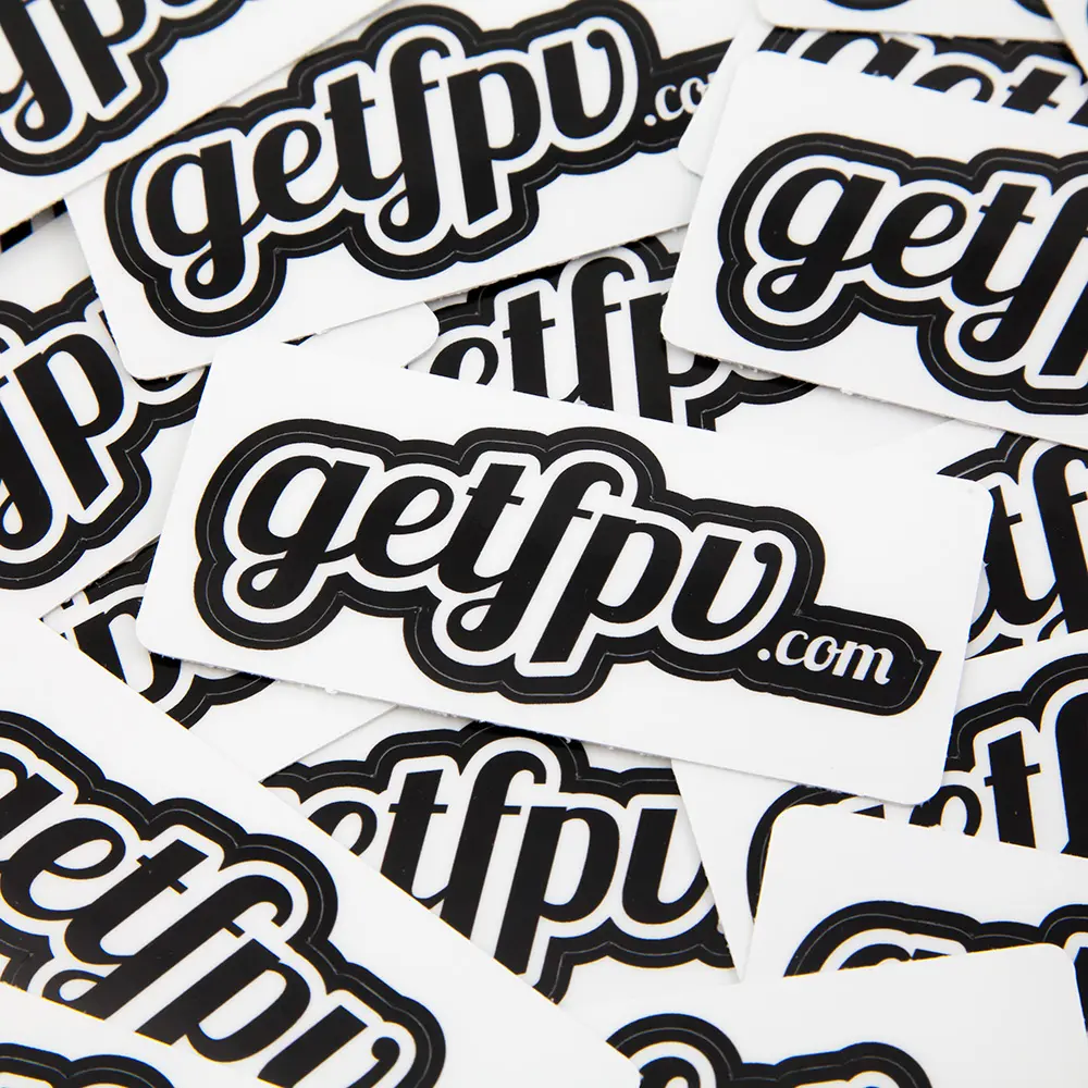 Getfpv Store GetFPV Sticker - Black | DIYFPV.COM