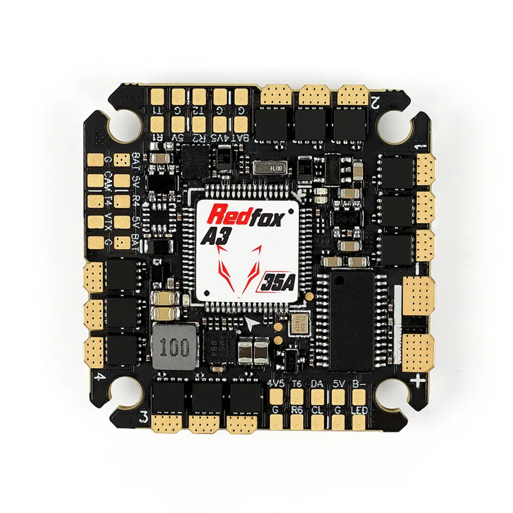 Sub250 Redfox A3 F722 35A/45A 4in1 AIO Flight Controller for 2 to 3.5 ...