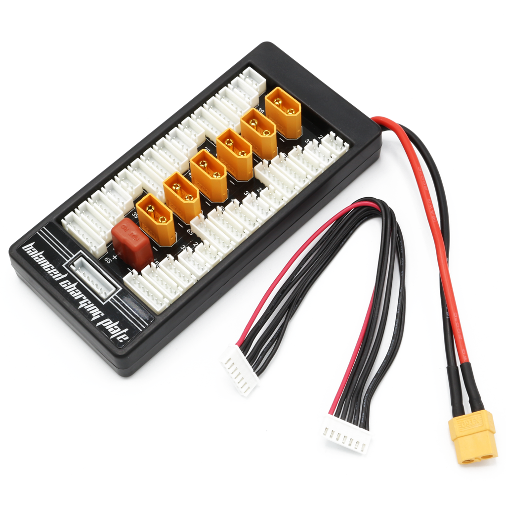 RCTech Parallel Charging Board 6 Fach XT60 | DIYFPV.COM